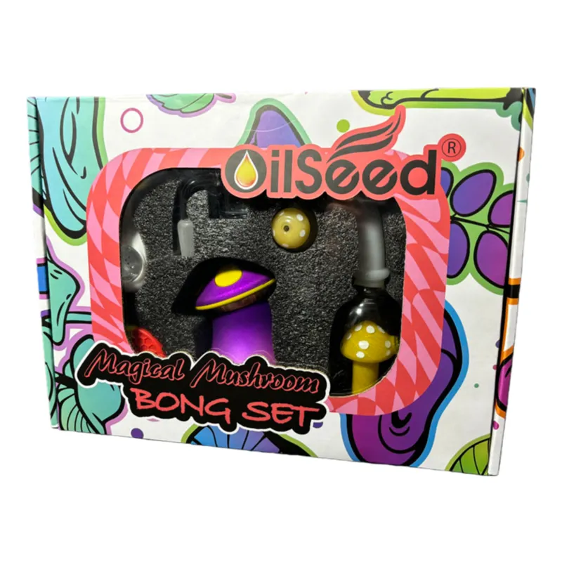 OilSeed Mushroom glass bong set - Image 5