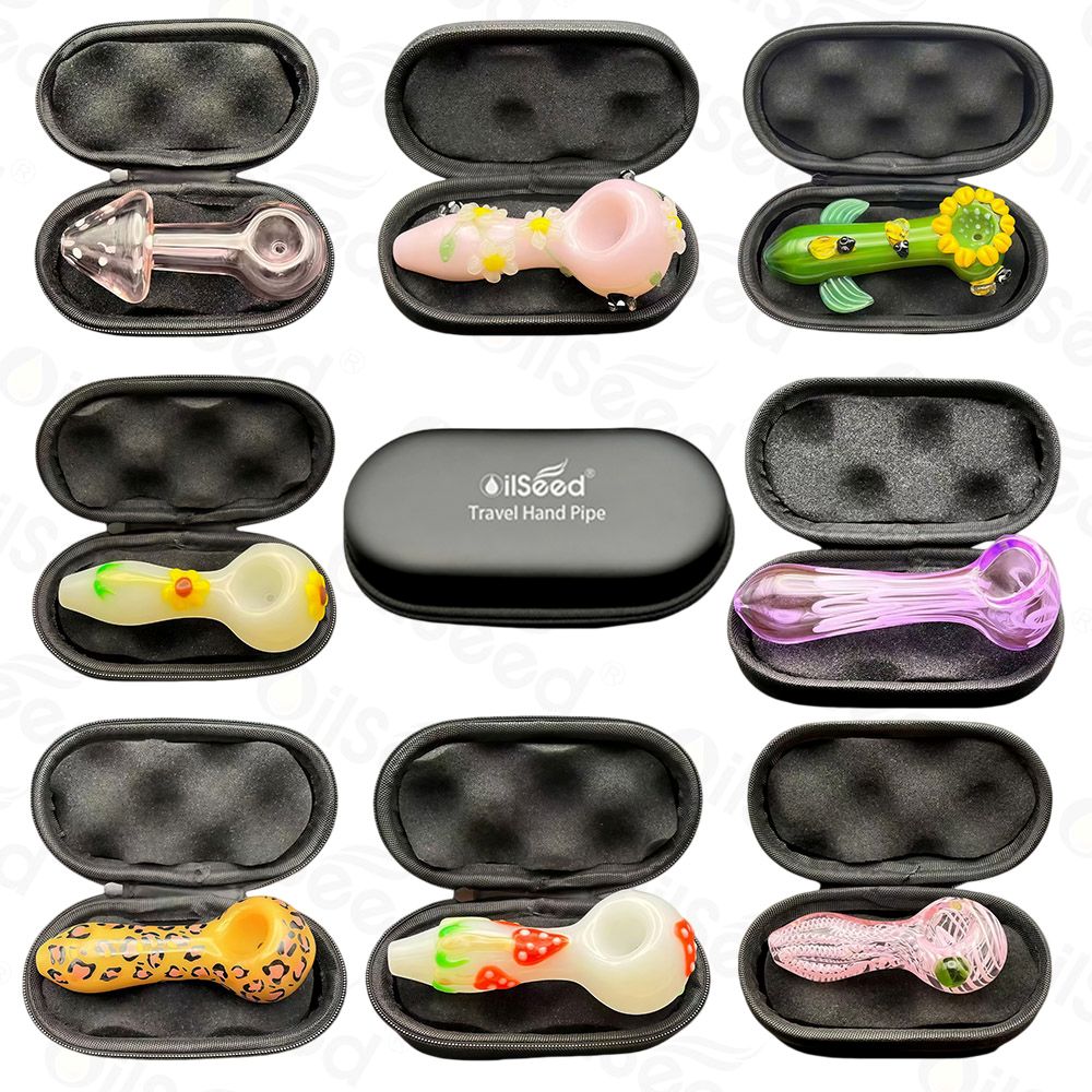 OilSeed Glass Pipe – D659
