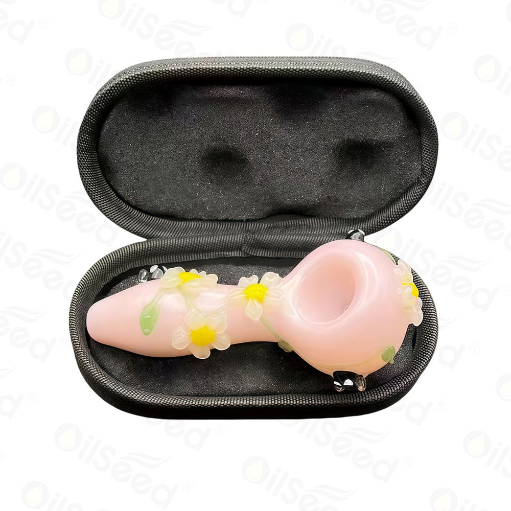 OilSeed Glass Pipe – D659 - Image 2