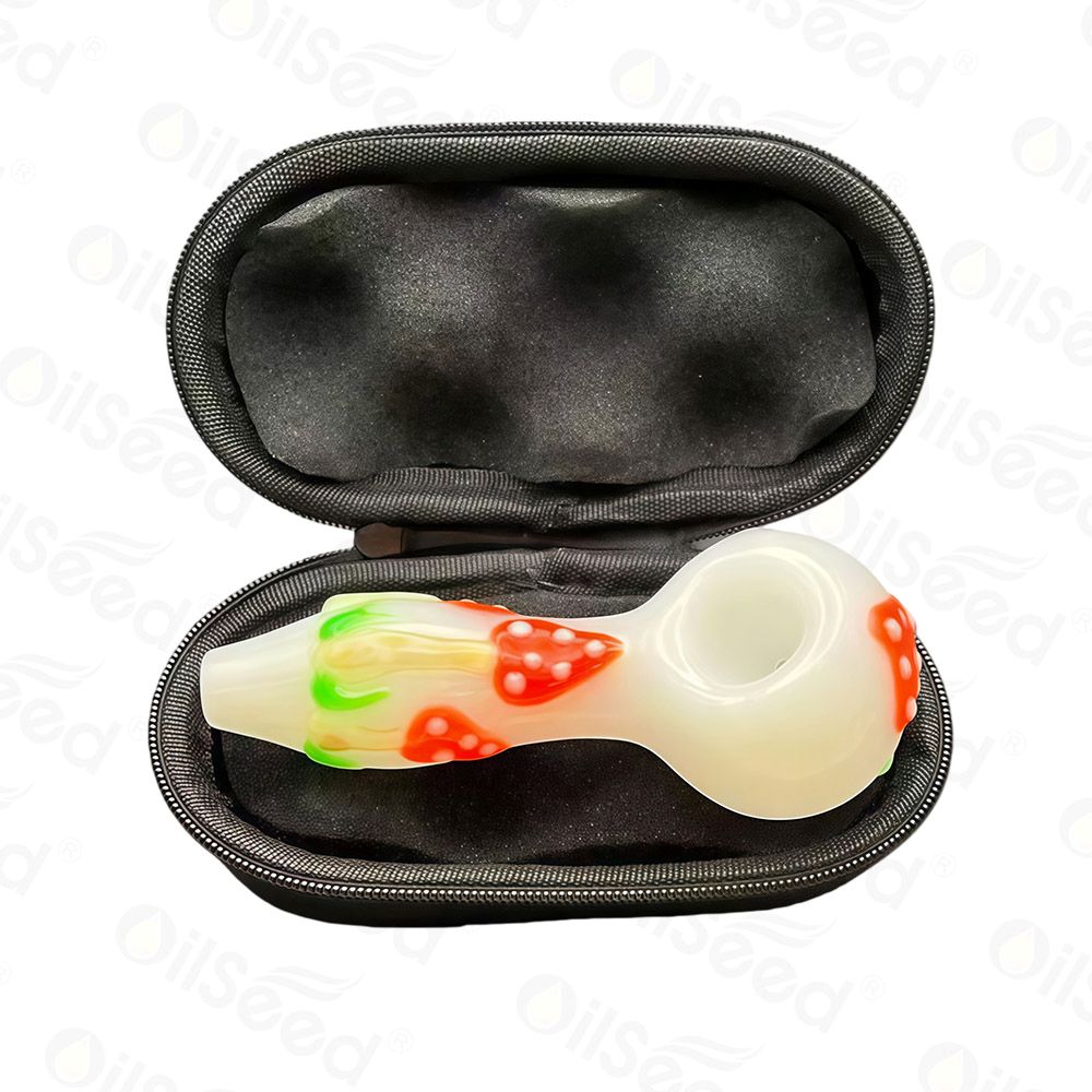 OilSeed Glass Pipe – D659 - Image 4