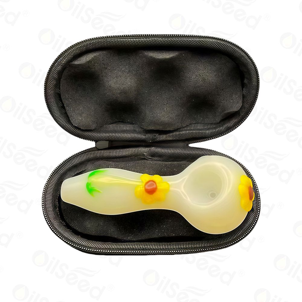 OilSeed Glass Pipe – D659 - Image 8